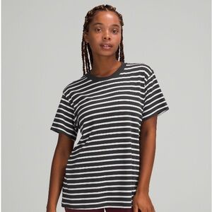 lululemon Athletica Blue & White - All Yours Tee